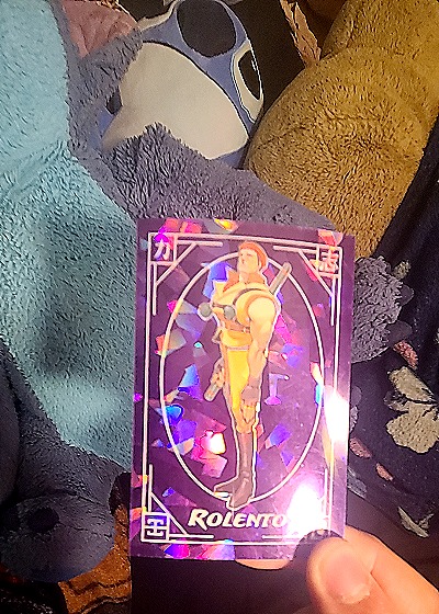 2025 Cardsmiths Street Fighter Alpha Rolento Sapphire Gemstone — front