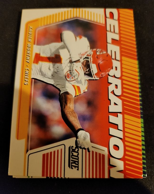 2025 Panini Score Celebration #C-XWY Xavier Worthy — front