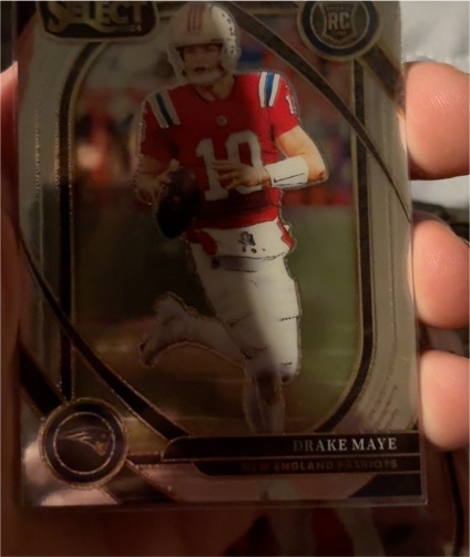 2024 Panini Select Club Level #218 Drake Maye — front