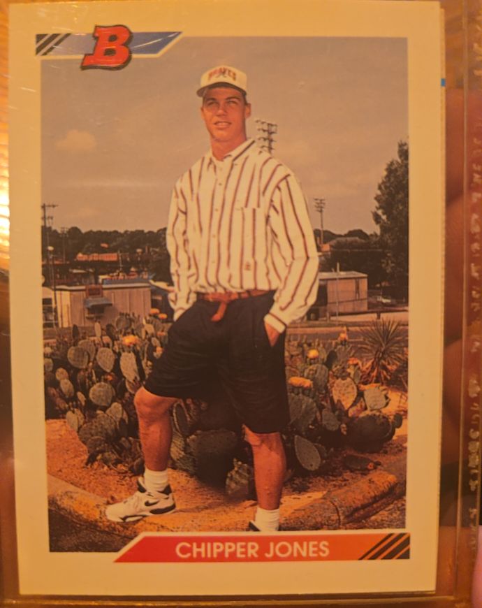 1992 Bowman #28 Chipper Jones — front