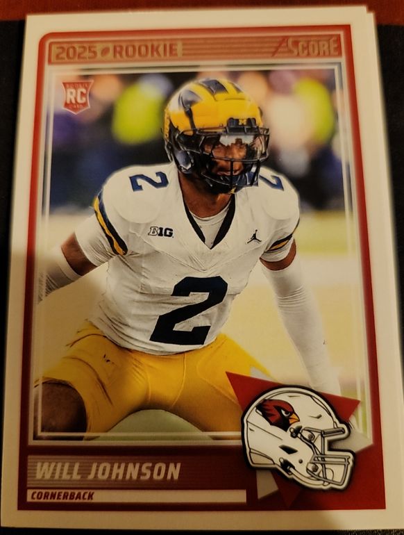 2025 Panini Score #11 Will Johnson — front