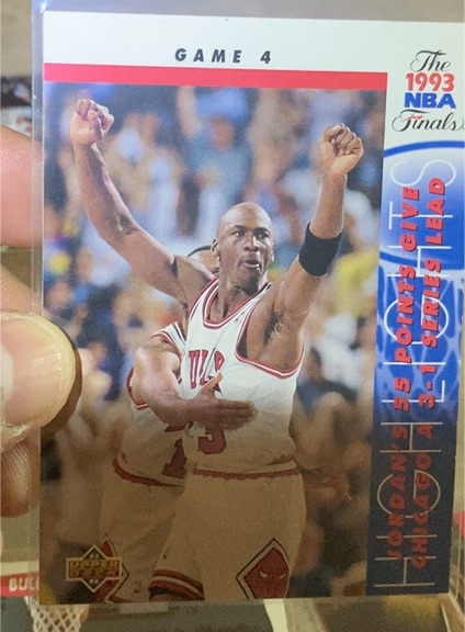 1993-94 Upper Deck #201 Michael Jordan NBA Finals Game 4 Chicago Bulls — front
