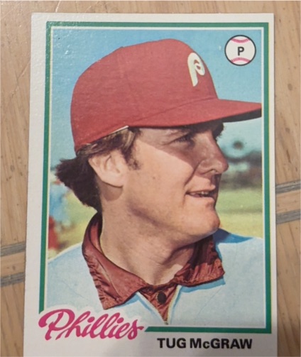 1978 Topps #446 Tug McGraw — front
