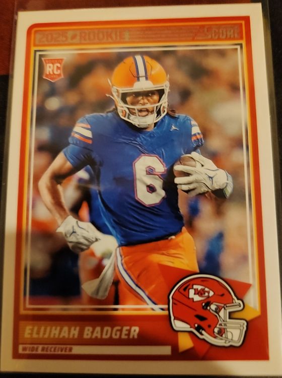 2025 Panini Score #69 Elijah Badger — front