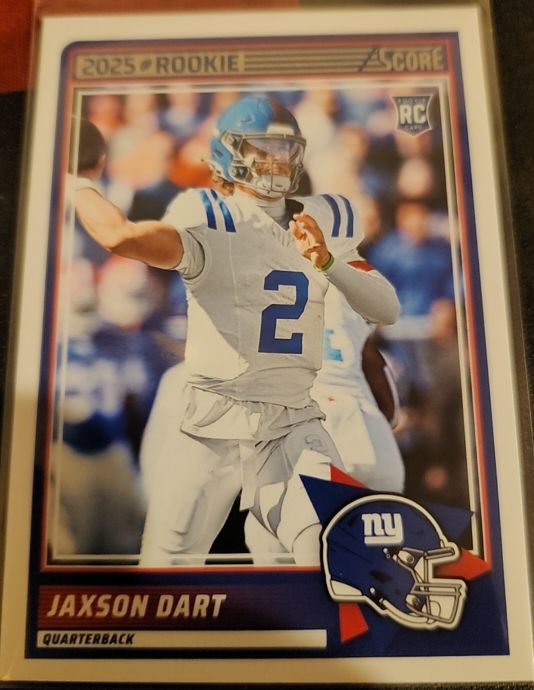 2025 Panini Score #35 Jaxson Dart — front