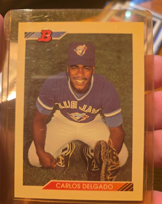 1992 Bowman #127 Carlos Delgado — front