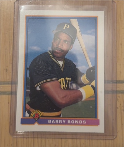 1991 Bowman #513 Barry Bonds — front