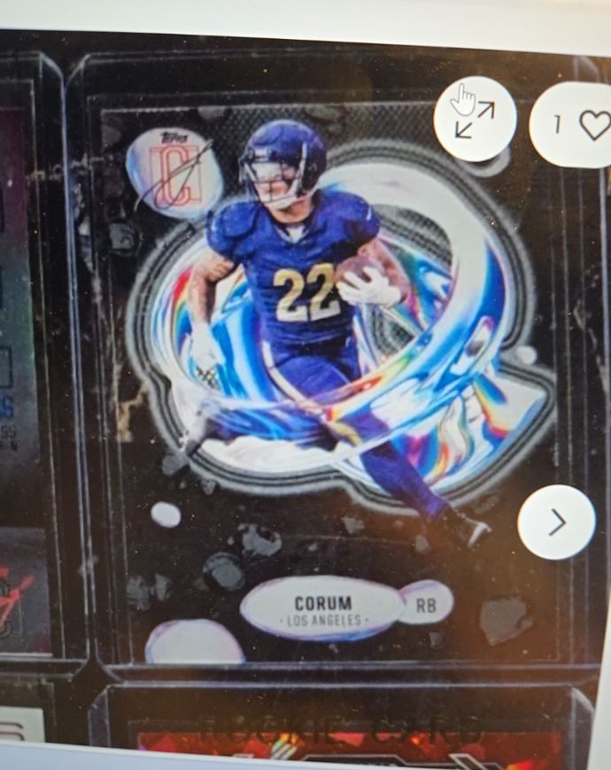 2024 Topps Signature Class #F-15 Blake Corum Fluidity — front