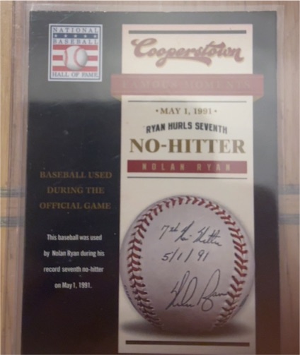 2012 Panini Cooperstown Famous Moments #5 Nolan Ryan — front
