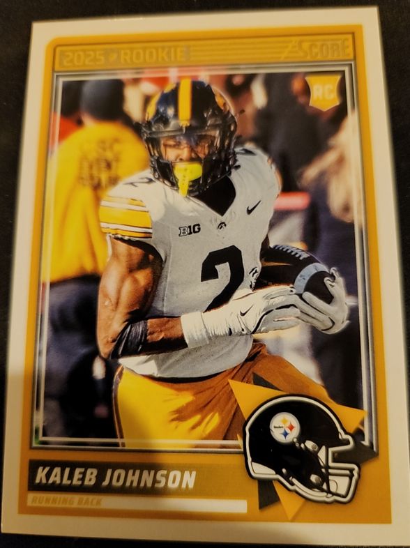 2025 Panini Score #12 Kaleb Johnson — front