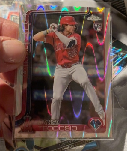 2025 Topps Chrome #198 Bryce Teodosio — front