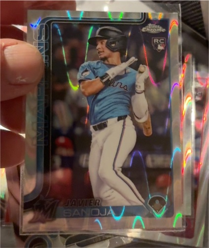 2025 Topps Chrome #76 Javier Sanoja — front