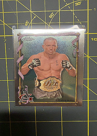 2024 Topps Chrome UFC #AAG-17 Georges St-Pierre Allen & Ginter — front
