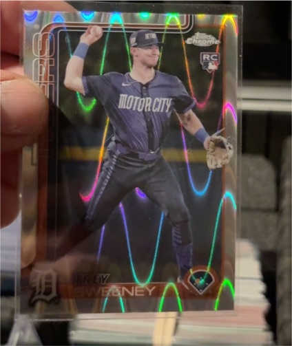 2025 Topps Chrome #6 Trey Sweeney — front