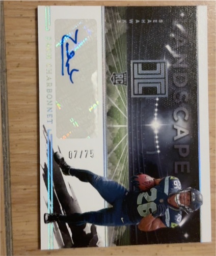 2023 Panini Impeccable Rookie Landscape #RLA-11 Zach Charbonnet — front