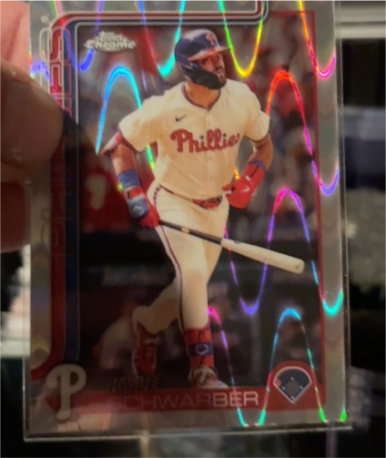2025 Topps Chrome #31 Kyle Schwarber — front