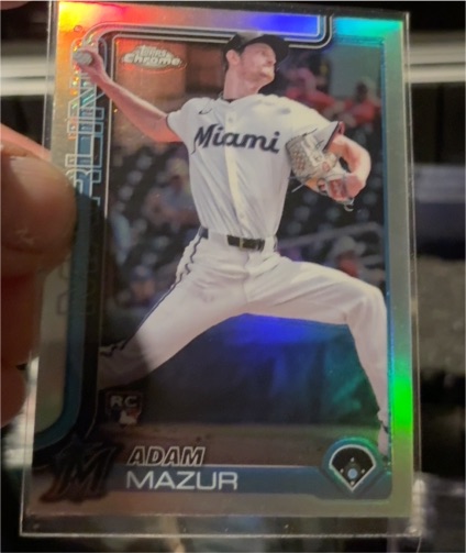 2025 Topps Chrome #157 Adam Mazur — front