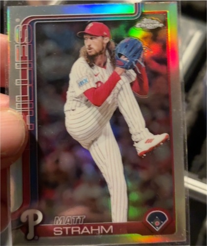 2025 Topps Chrome #178 Matt Strahm — front