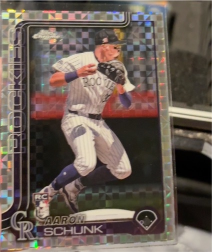 2025 Topps Chrome #238 Aaron Schunk — front