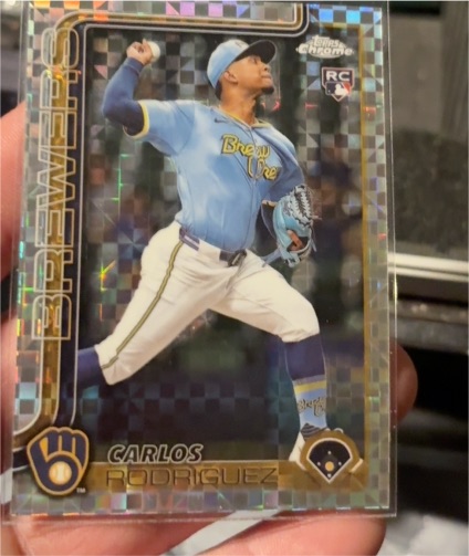 2025 Topps Series 1 #16 Carlos Rodriguez — front