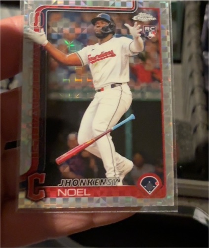 2025 Topps Chrome #24 Jhonkensy Noel — front