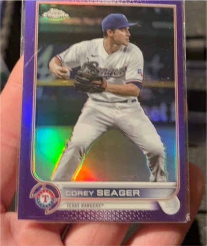 2022 Topps Chrome Update #USC120 Corey Seager — front