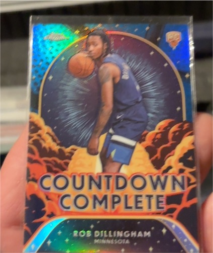 2024-25 Topps Chrome #CC-16 Rob Dillingham Countdown Complete RC — front