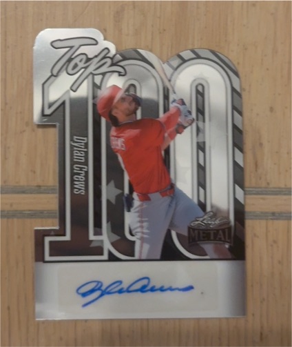 2025 Leaf Metal Top 100 Dylan Crews — front