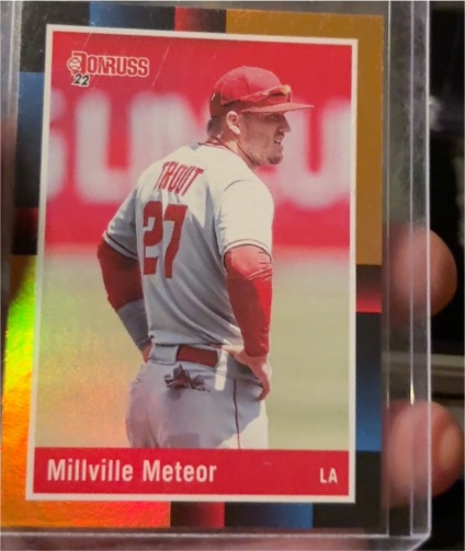 2022 Donruss #265 Mike Trout Retro Millville Meteor — front