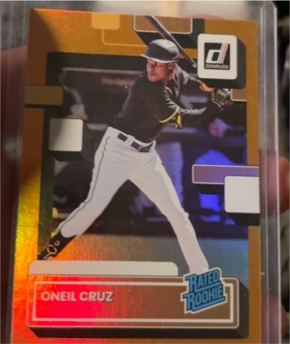 2022 Donruss #80 Oneil Cruz Rated Rookie — front