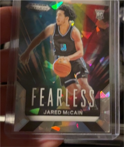 2024 Panini Prizm Draft Picks #8 Jared McCain Fearless — front