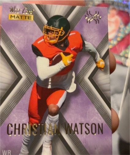 2022 Wild Card Matte X-Plode #MXP-9 Christian Watson — front