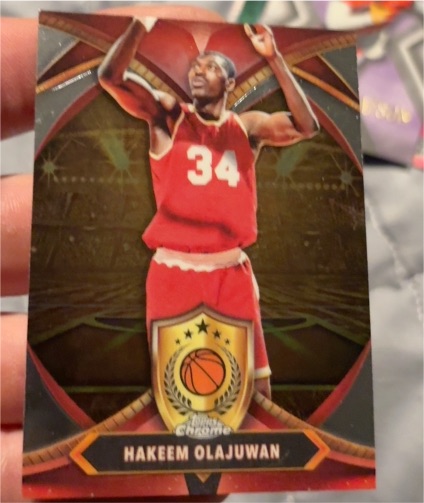 2024-25 Topps Chrome Ball of Duty #BOD-21 Hakeem Olajuwon — front