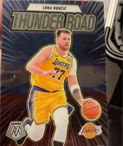 2024-25 Panini Mosaic Thunder Road #1 Luka Doncic — front
