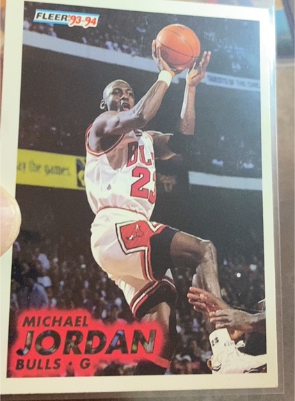 1993-94 Fleer #28 Michael Jordan — front