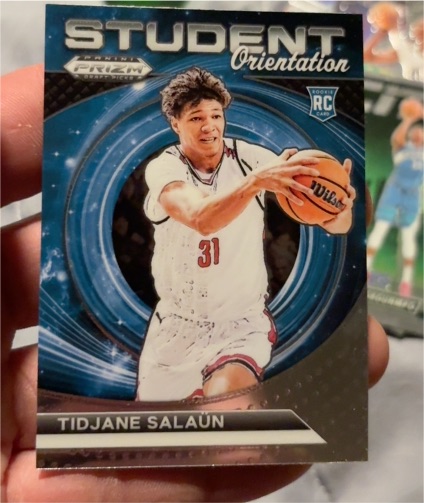 2024 Panini Prizm Draft Picks #6 Tidjane Salaun Student Orientation — front