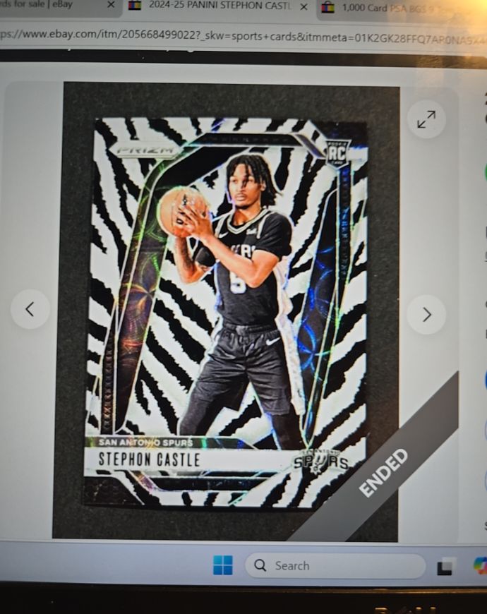2024-25 Panini Prizm #234 Stephon Castle — front