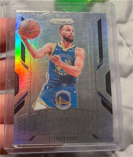 2024-25 Panini Prizm #21 Stephen Curry Dominance — front
