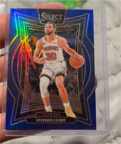 2024-25 Panini Select #7 Stephen Curry Concourse Silver Prizm Warriors — front