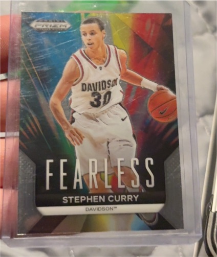 2024 Panini Prizm Draft Picks #19 Stephen Curry Fearless — front