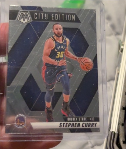 2024-25 Panini Mosaic #272 Stephen Curry City Edition — front