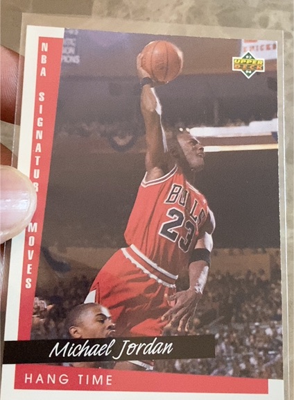 1993-94 Upper Deck #237 Michael Jordan Hang Time — front
