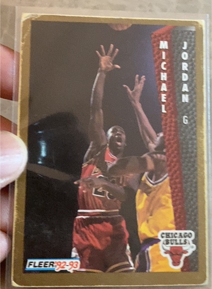 1992-93 Fleer #32 Michael Jordan — front