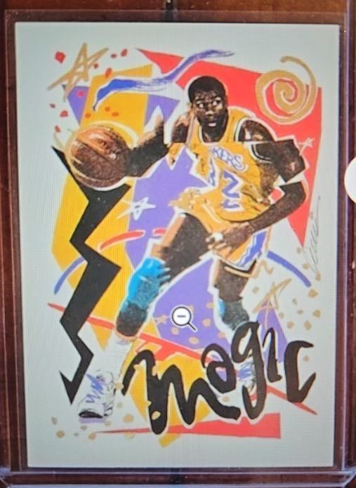 1990 Hoops #367 Magic Johnson — front
