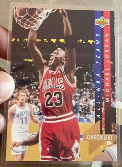 1993-94 Upper Deck #AN15 Michael Jordan All-NBA — front