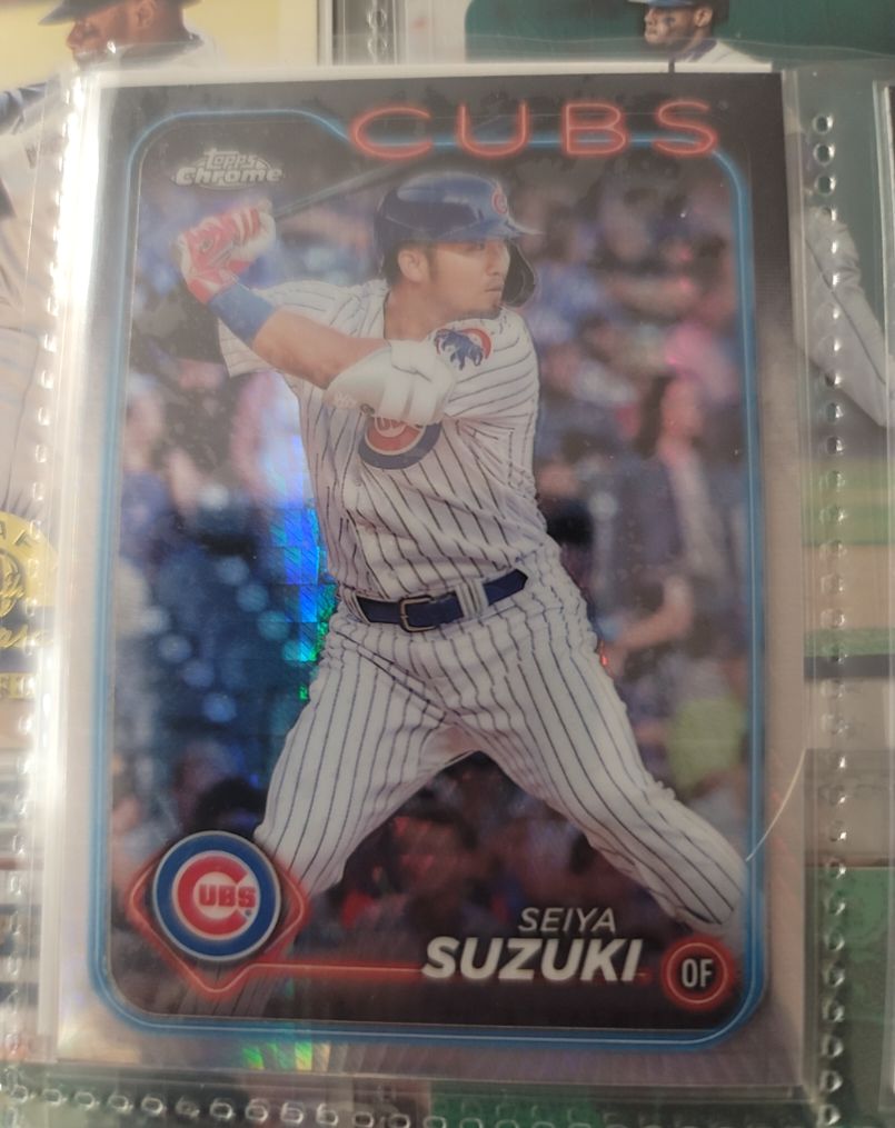 2024 Topps Chrome #13 Seiya Suzuki — front