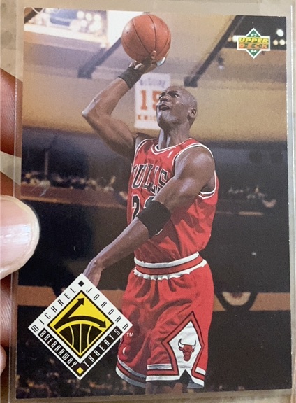 1993-94 Upper Deck #438 Michael Jordan Breakaway Threats — front