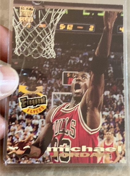 1993-94 Topps Stadium Club #181 Michael Jordan Frequent Flyers — front
