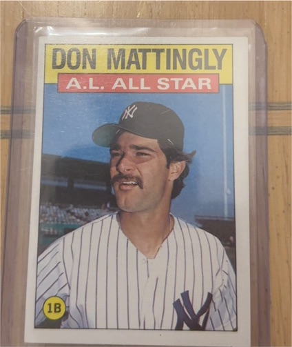 1986 Topps #712 Don Mattingly — front