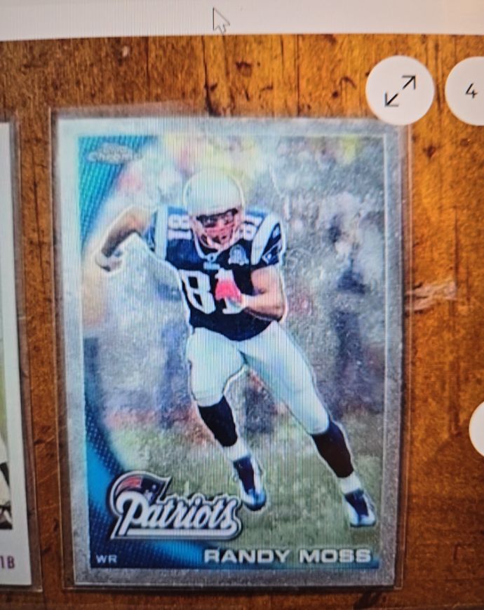 1998 Pacific Randy Moss #18 — front